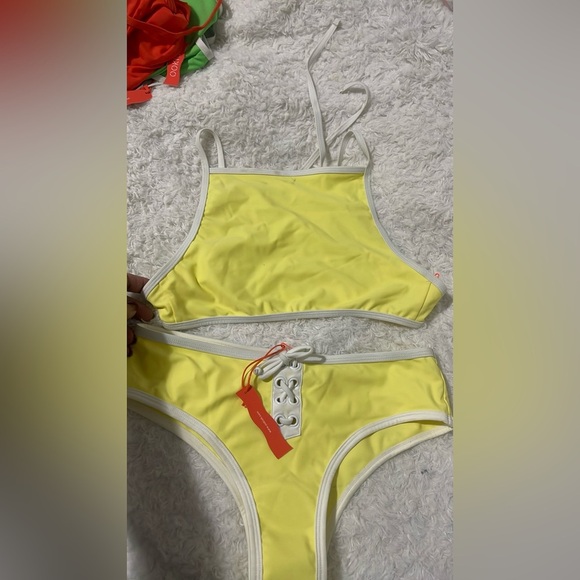 OOKIOH Yellow Women's Swim Set - Picture 10 of 12